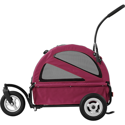 TWINKLE | AIRBUGGY for Pet US | Pet Carts, Dog Carts | 3 wheel strollers |  for multiple, from small to medium pets | Folding carts 