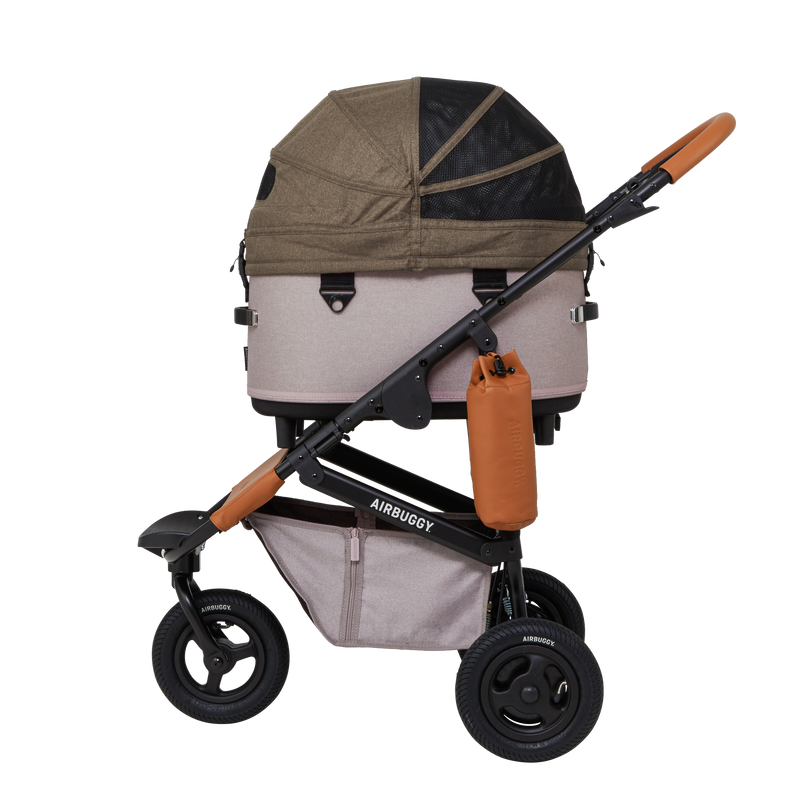 Yomi Pet AirBuggy Dome3 Regular Stroller Cacao, No-Bump Ride
