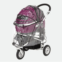 【美品】Airbuggy for Dog DOME2 Mレインカバー マット付き エアバギー ドーム2専用 レインカバー SM M AIRBUGGY DOME2