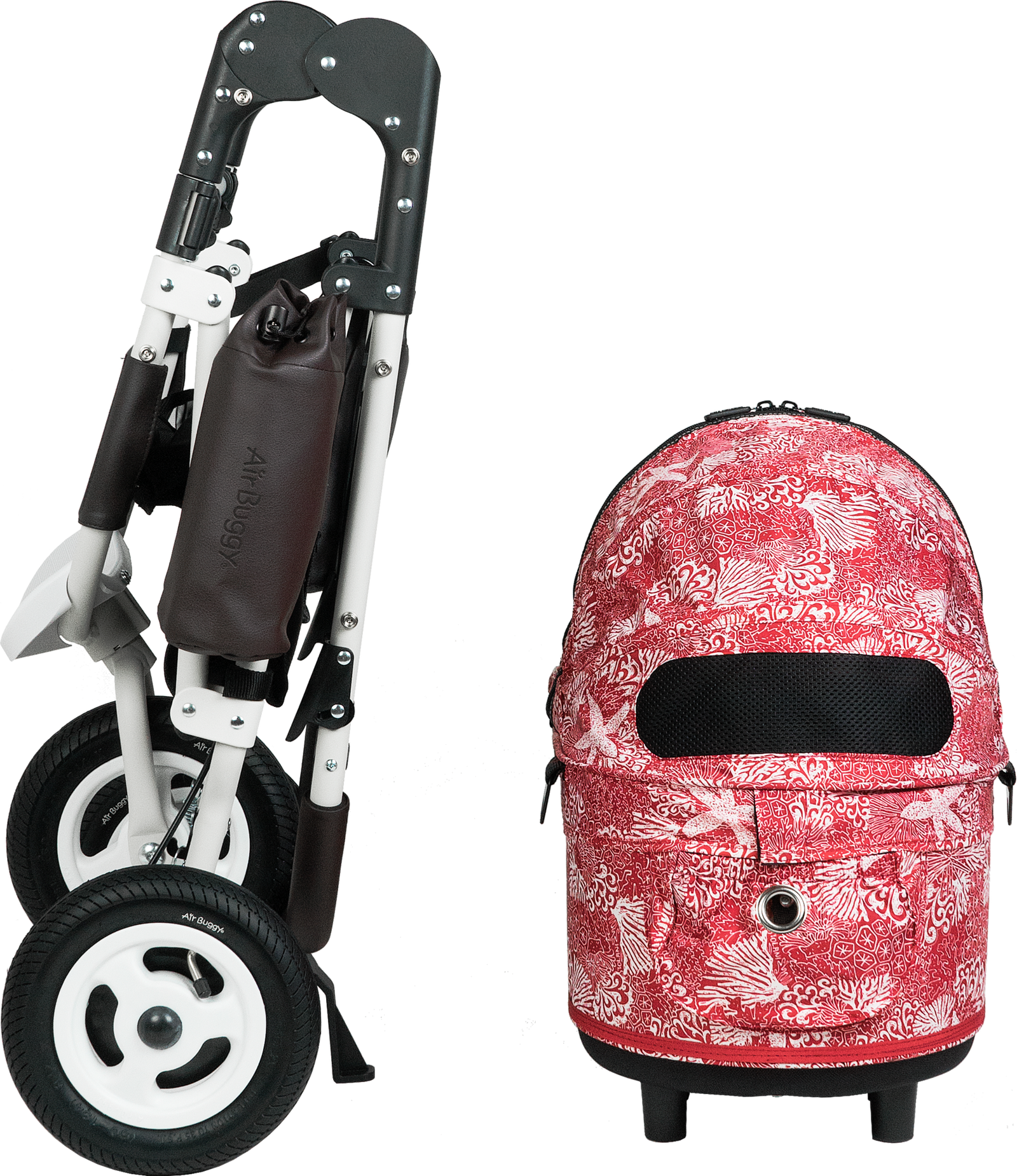 Dome 2 Brake Set IOLANI | Red | Black | AIRBUGGY for Pet US | Pet Dome 2 Brake Set IOLANI | Red | Black | AIRBUGGY for Pet US | Pet